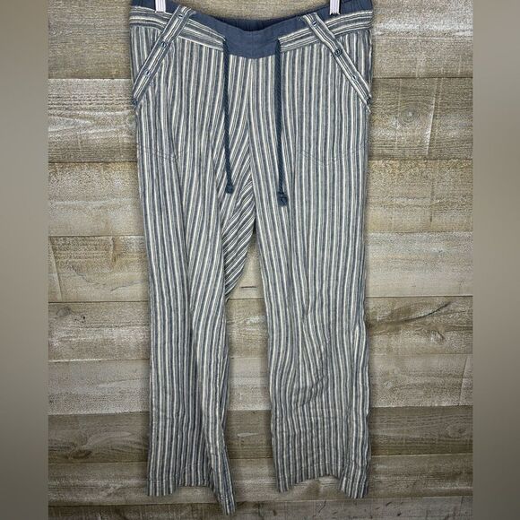 Jolt womens small juniors 7 striped beach pants wide leg small - Picture 1 of 4
